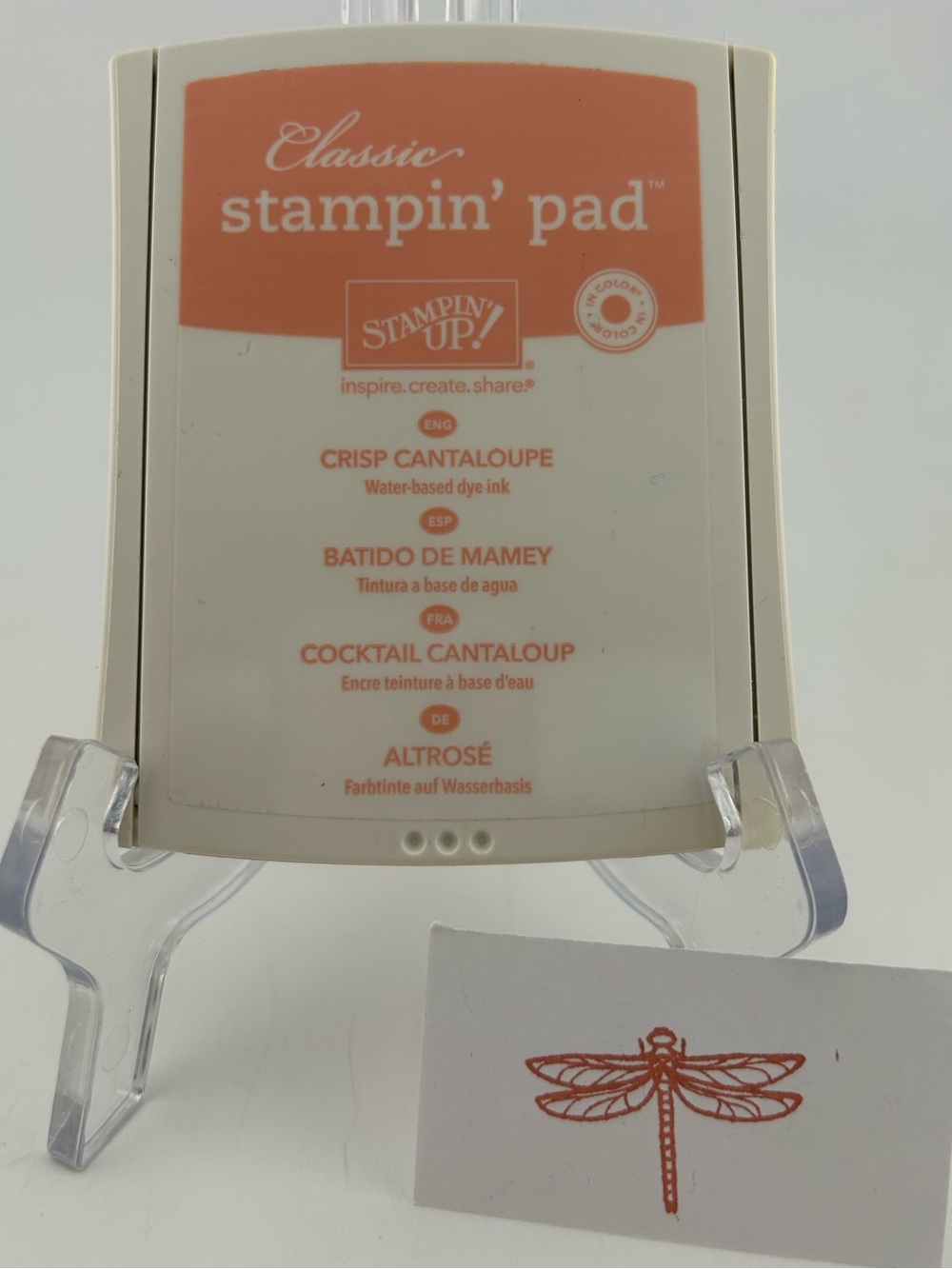 ⚡️ 3 for 20$ ⚡️ Stampin' Up! Ink Pad in “Crisp Cantaloupe“ Color